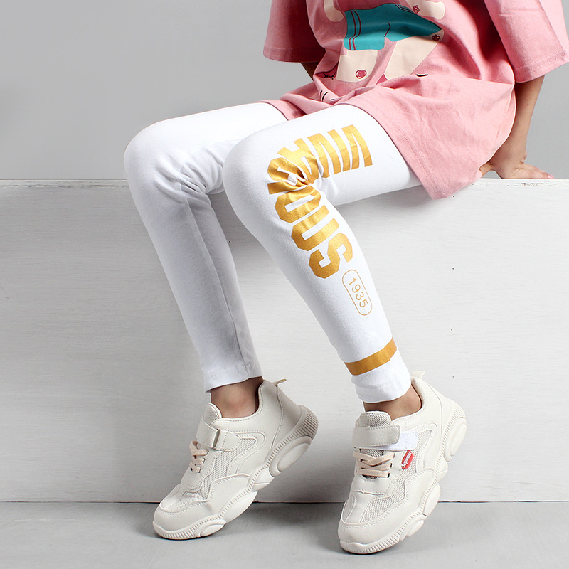 Picture of Autumn Children's Pants Korean Style New Girls' Leggings Medium and Large Children's Small Leg Pants Anti-Mosquito Pants Girls' Trendy Pants Wholesale