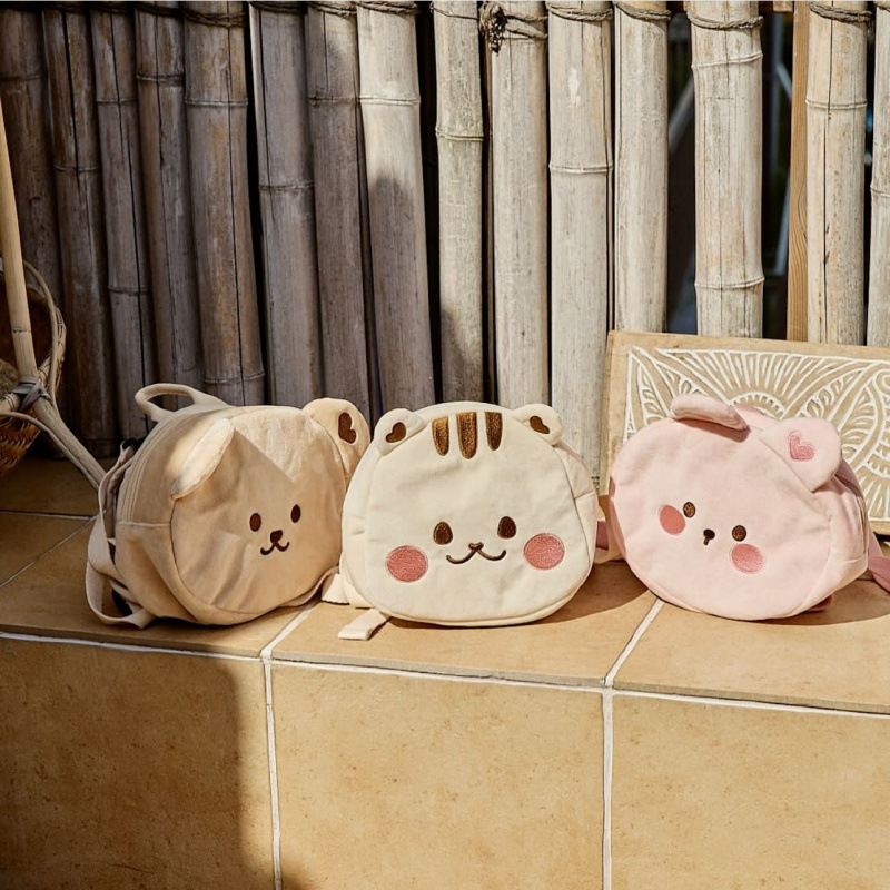 Ins Cute Cartoon Animal Baby's Anti-lost Backpack for Going Out Kindergarten Picnic Children's Backpack