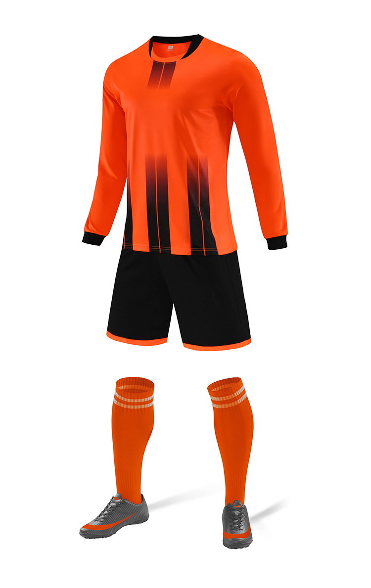 Picture of Children's Clothing Men's and Women's Long-Sleeved Football Uniform for Primary and Secondary School Students Football Uniform for Competition Sports Volleyball Training Team Uniform