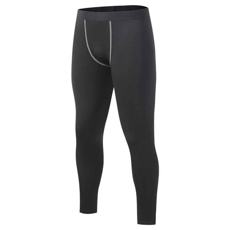 Picture of Sports fitness pants men's running training trousers quick-drying breathable sports leggings basketball stretch sports tights