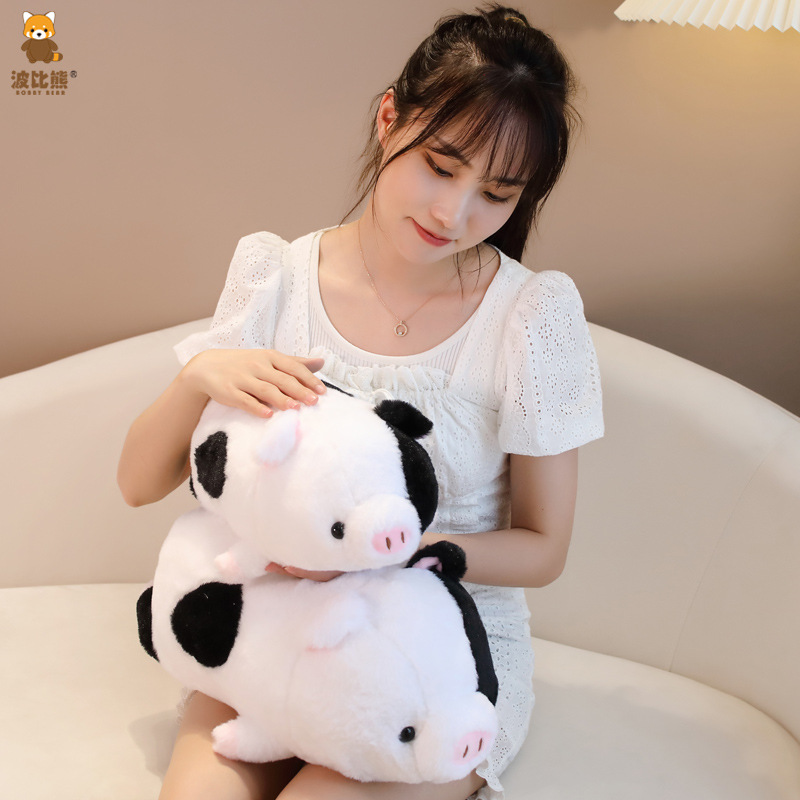 Picture of Bobby Bear Cute Soft Cute Plush Lie-prone posture Blessed Pig Toy Doll Pillow Large Clamping Doll Cross-border