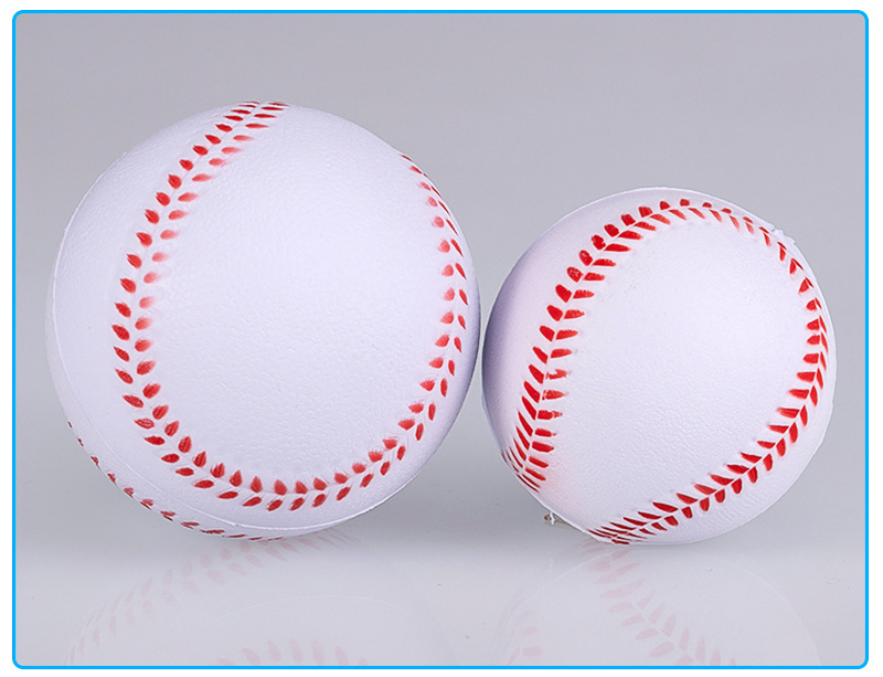 Picture of PU baseball foam elastic ball PU Press Softball students soft toy baseball