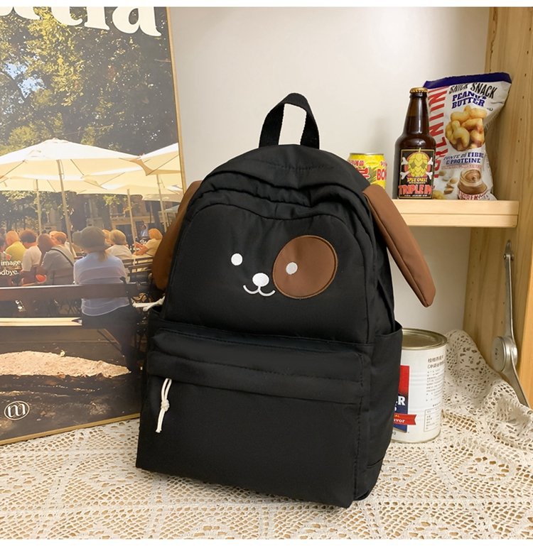 Picture of Japanese Harajuku Ins Antique Cartoon Schoolbag Women's Cute Dog Student Girl's Backpack Large Capacity Backpack