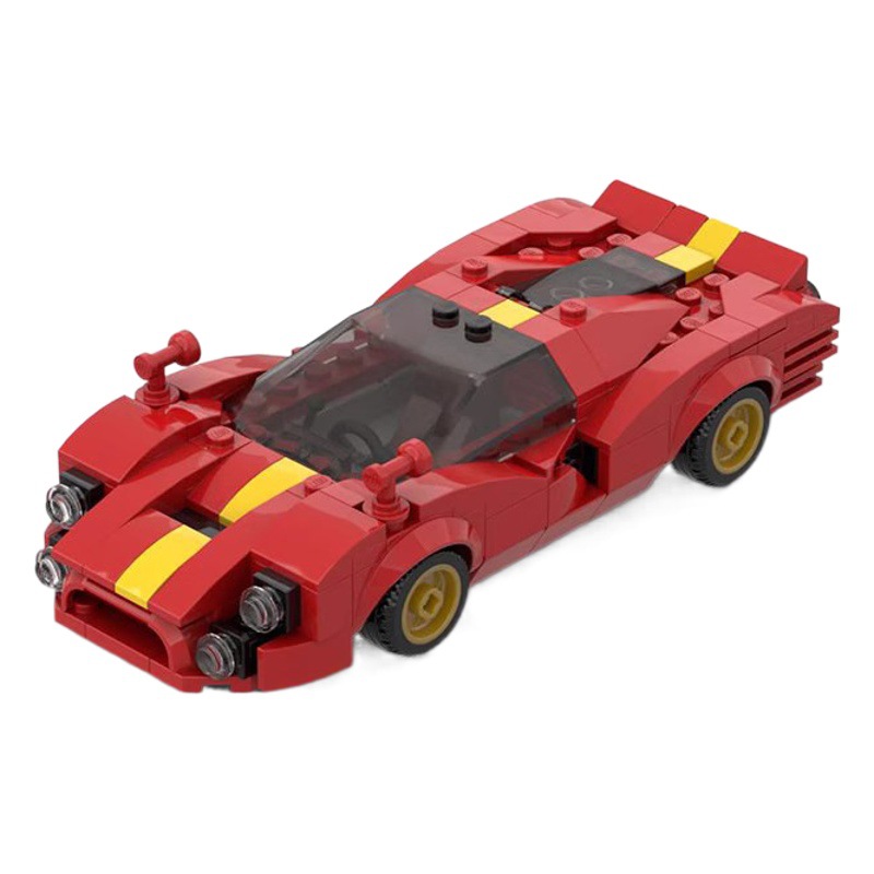Compatible with Lego MOC-101795 Ferrari 330 P4 boy toy racing building blocks car assembly model