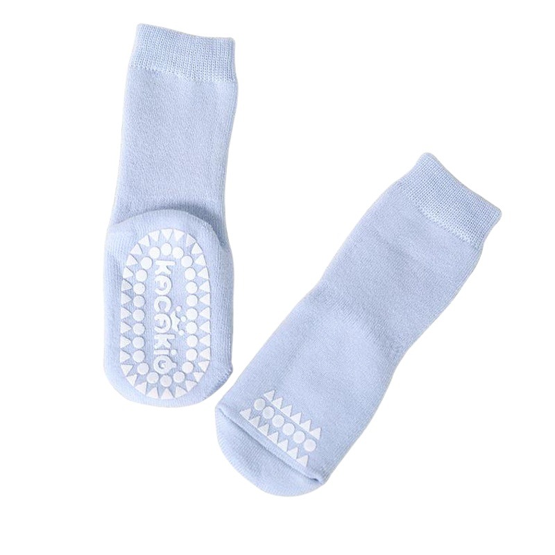 Baby boneless thickened terry socks for autumn and winter baby a pure girls' cotton children's indoor non-slip dispensing floor socks