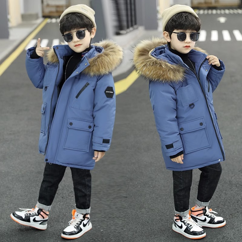Picture of Children's clothing boys' cotton-padded coat 2023 New down cotton-padded coat winter clothing medium and big children boys' cotton-padded coat fashionable western style coat