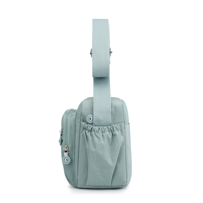 Picture of Fashionable Simple Women's Shoulder Bag Large Capacity Outdoor Shopping Bag Lightweight Waterproof Nylon Cloth Bag Crossbody Bag