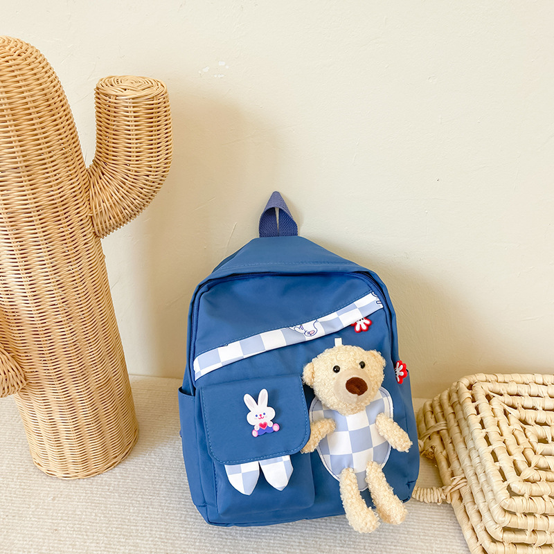 Picture of New Children's Bag 2024 Fashion Backpack Kindergarten Cute Baby Western Style Sweet Bag Bear Cartoon Bag