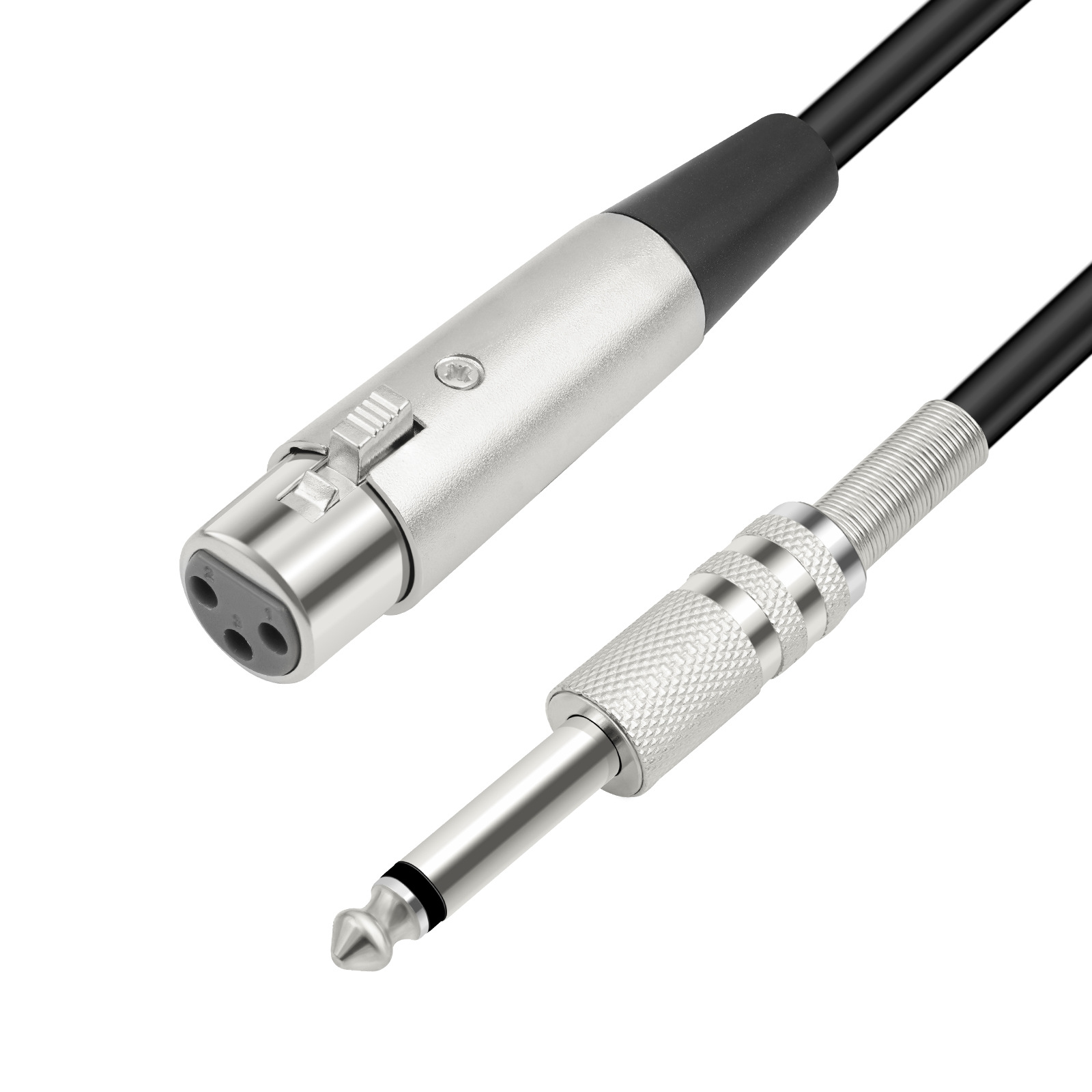 Picture of Single Channel 6.35mm Male to Three-Core Xlr Female 1/4 Ts to Xlr Female Mixer Microphone Cable