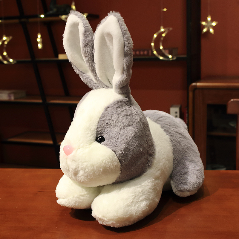 Picture of Cute Jade Rabbit Pillow Personalized Sofa Pillow Moon Rabbit Plush Toy Doll Girls Sleeping Doll