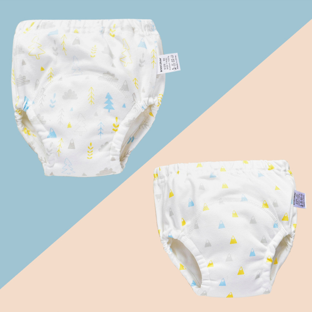 Picture of 2 Boxed Yinxiuli 6 Layer Pure Cotton Baby Training Pants Study Pants Baby Gauze Diaper Pants Baby Supplies