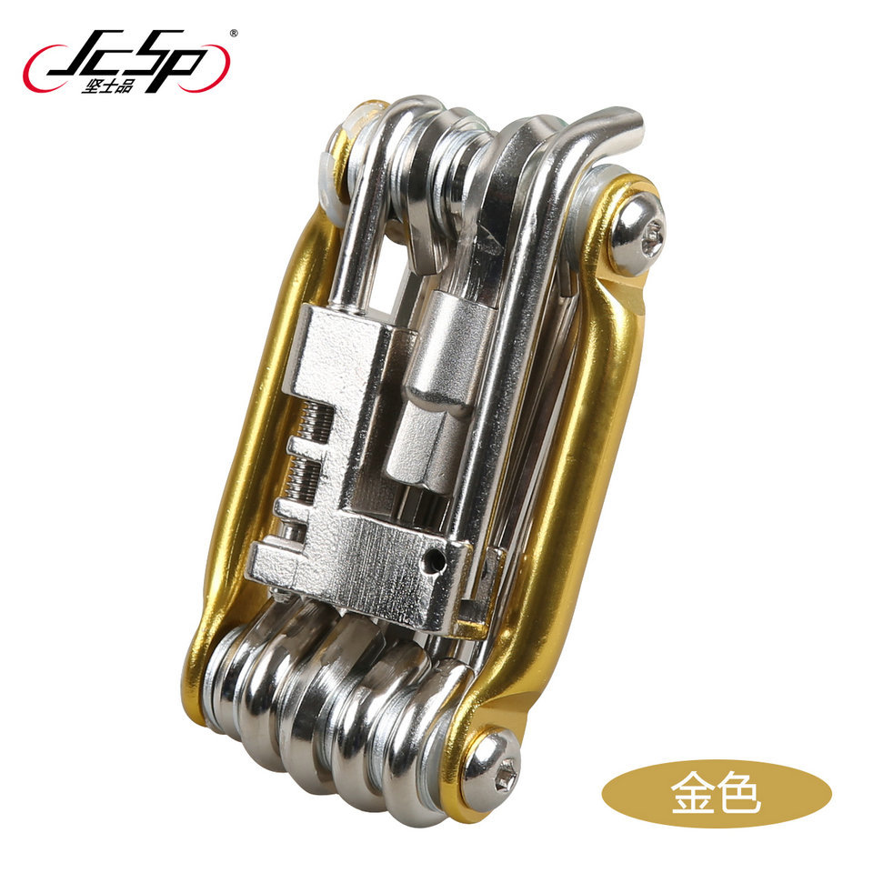 Picture of Outdoor riding 11 in 1 combination mountain bike repair tool T25 disc brake wrench chain tool set equipment