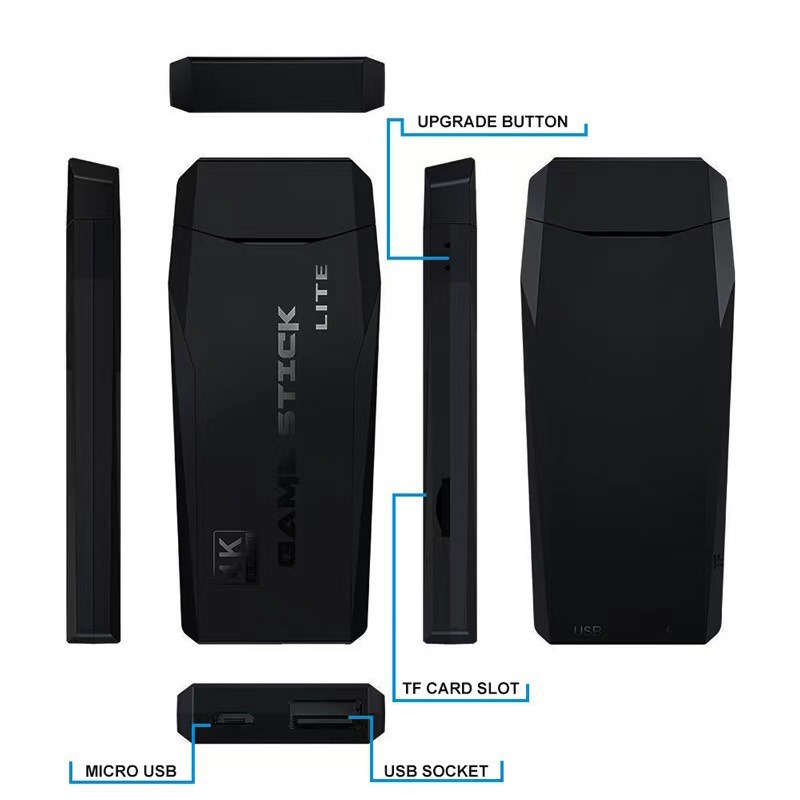 Picture of M8 Hatch Edition Game Machine Big Package Home TV Classic Retro Double Wireless Game Handle HDMI HD