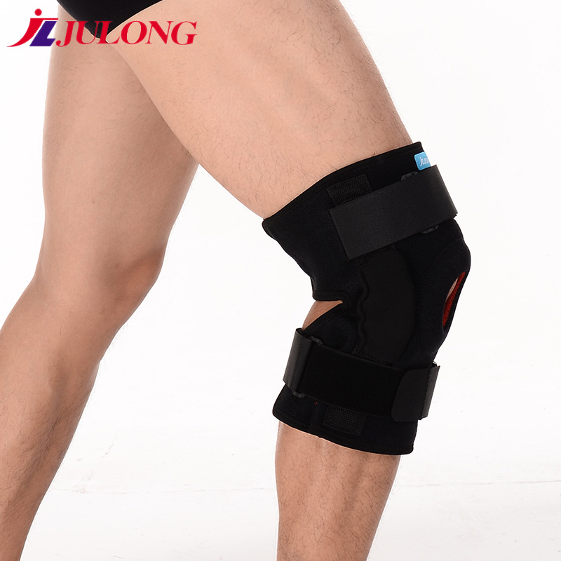 Picture of Steel plate support sports knee pads mountaineering cycling running fitness sports okcloth patella belt anti-sprain adjustable