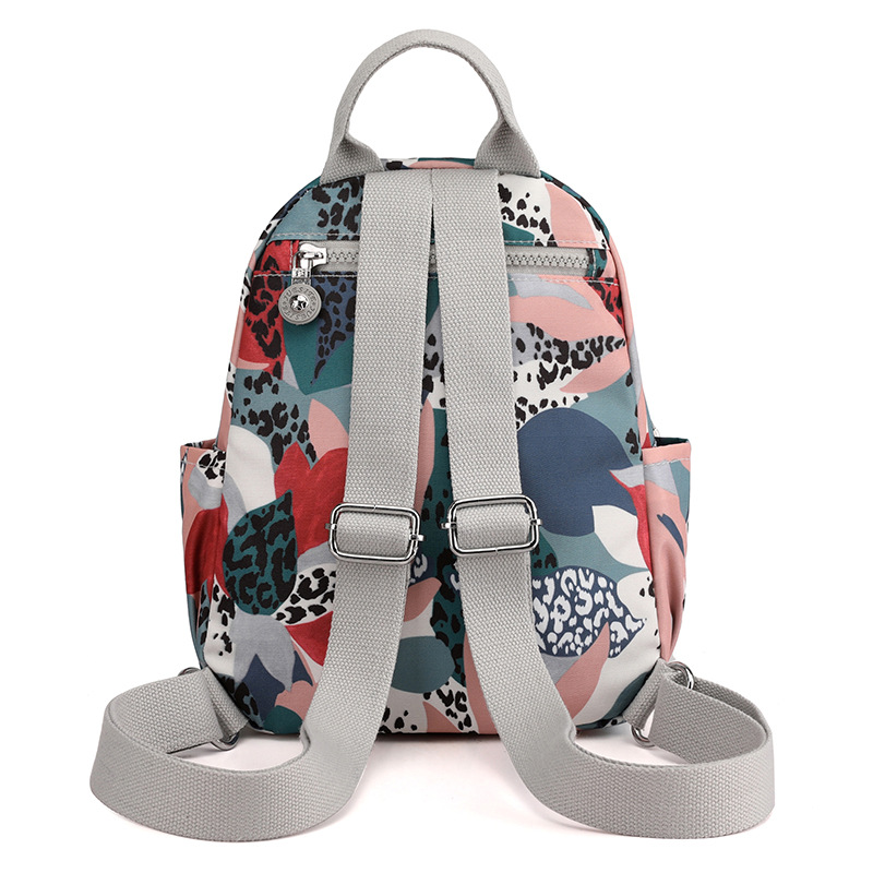 Picture of Trendy Outdoor Travel Women's Backpack Lightweight Student Schoolbag Fashion Water-repellent Nylon Cloth Bag Student Schoolbag