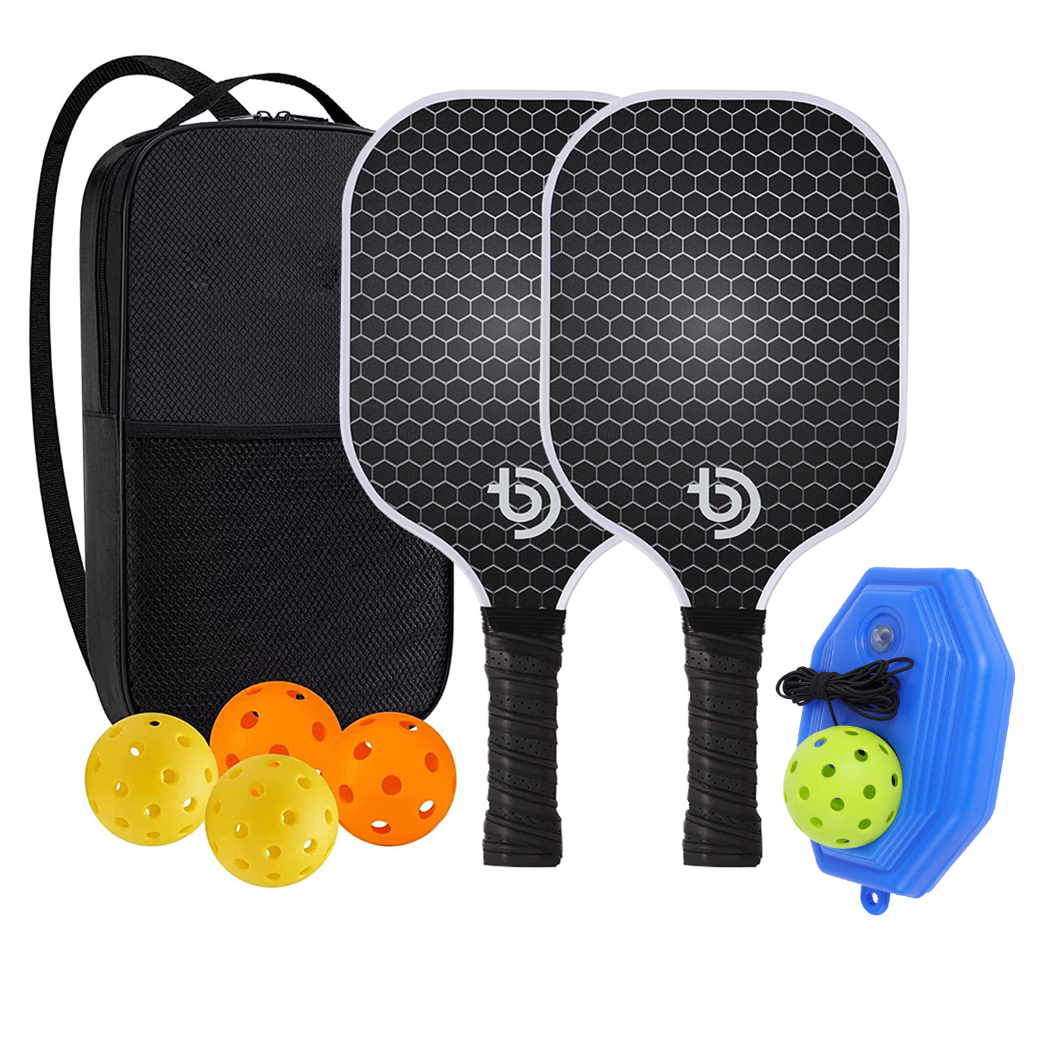 Picture of Carbon Fiber Pickleball Racket Honeycomb Board Outdoor Sports Carbon Pickleball Racket Cross-Border Pickleball Paddle