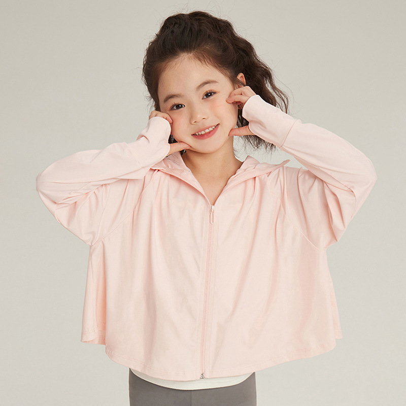 Picture of Girls' Sun Protection Clothing Summer 2025 New Children's Ice Silk Sun Protection Clothing Lightweight UV Protection UPF50 Jacket