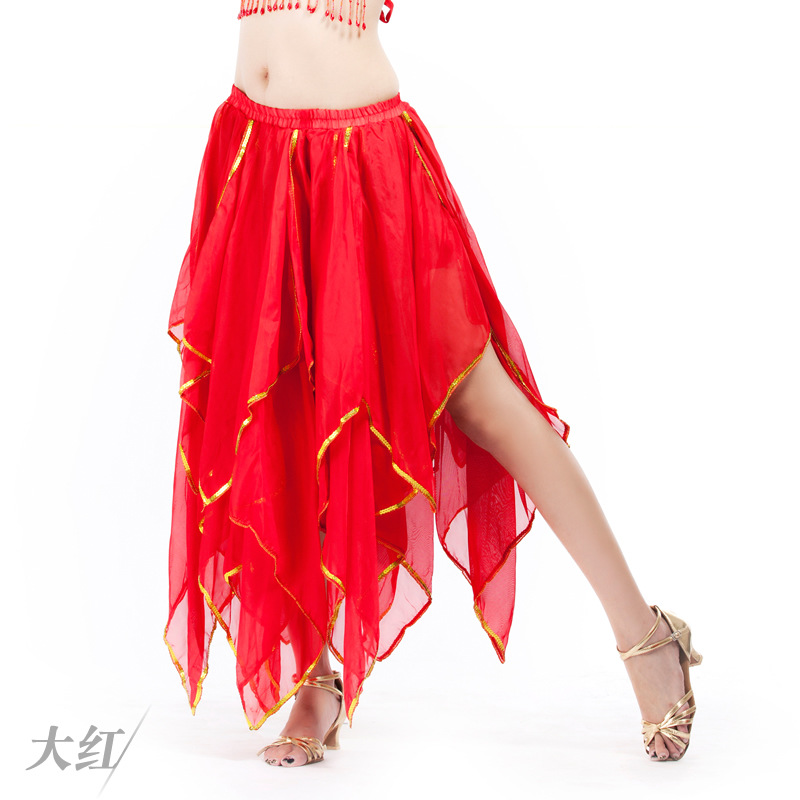 Picture of 16 Leaf Skirt Belly Dance Chiffon Skirt Belly Dance Skirt Belly Dance Performance Skirt