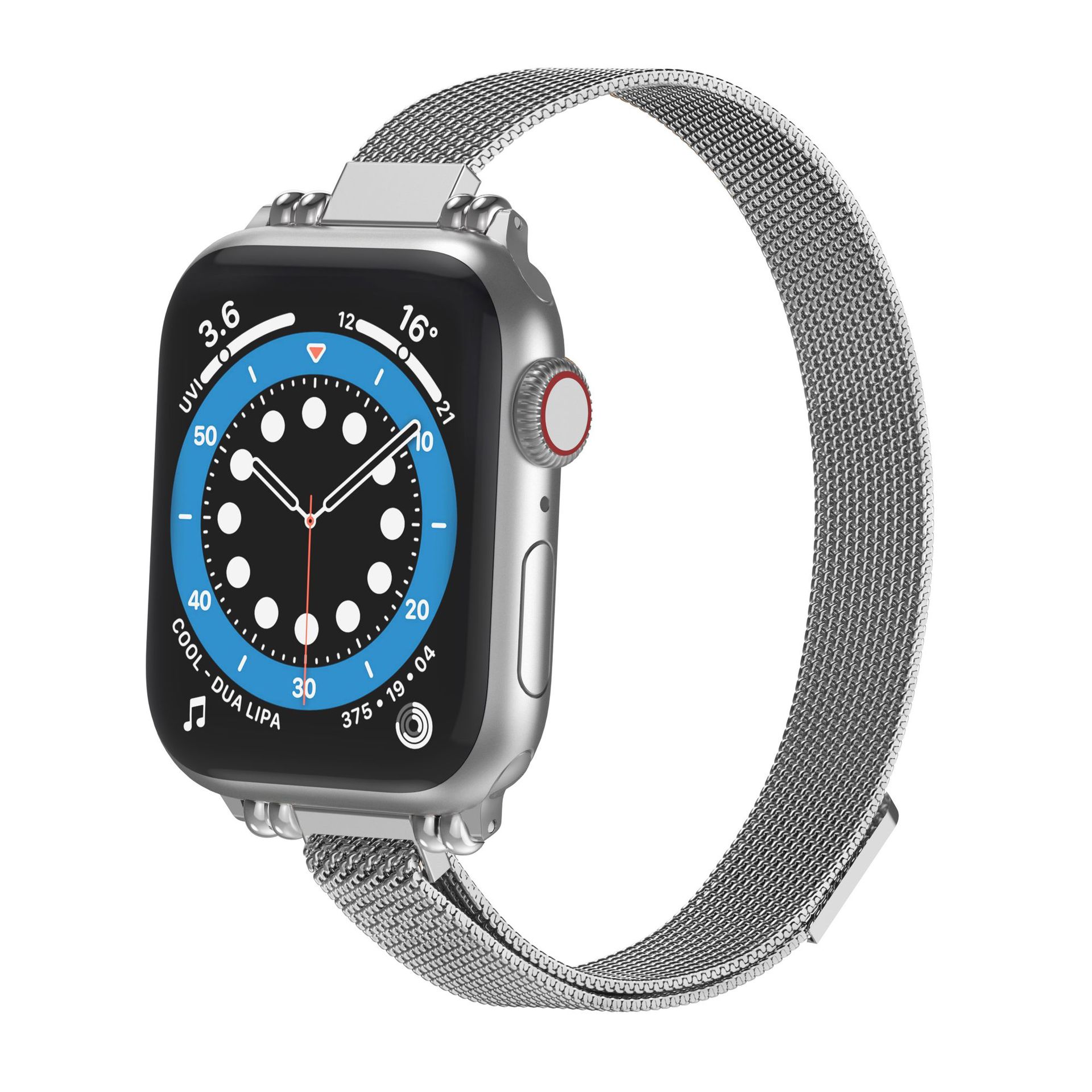 Picture of For Apple Watch iwatch10 Milanese Nice Thin Strap applewatch9876 Metal Magnetic Steel Strap
