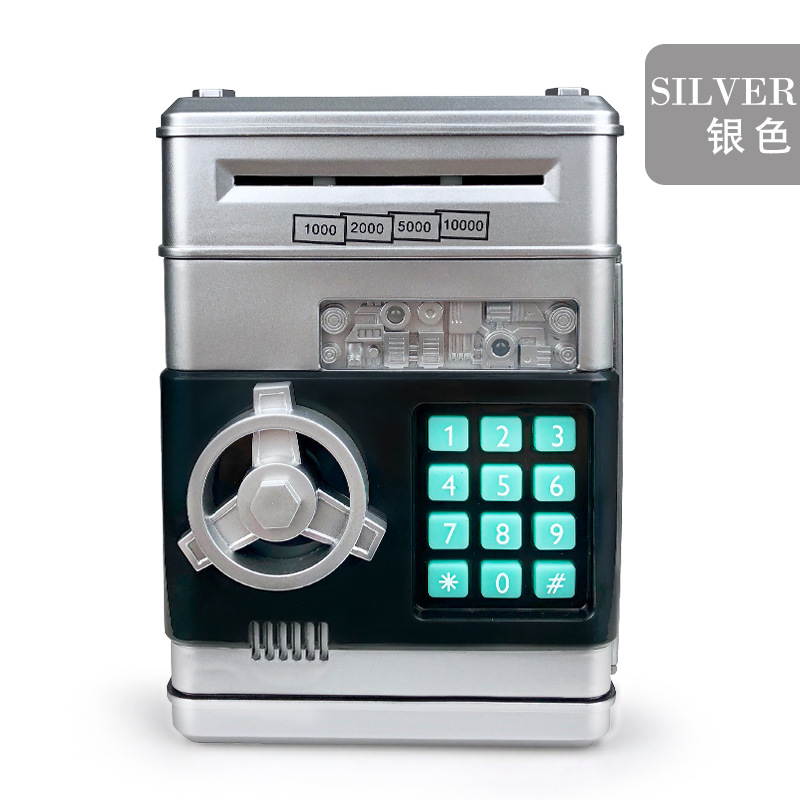 Picture of ATM password children's piggy bank large savings creative Internet-famous drop-proof piggy bank cross-border only in and out of wholesale