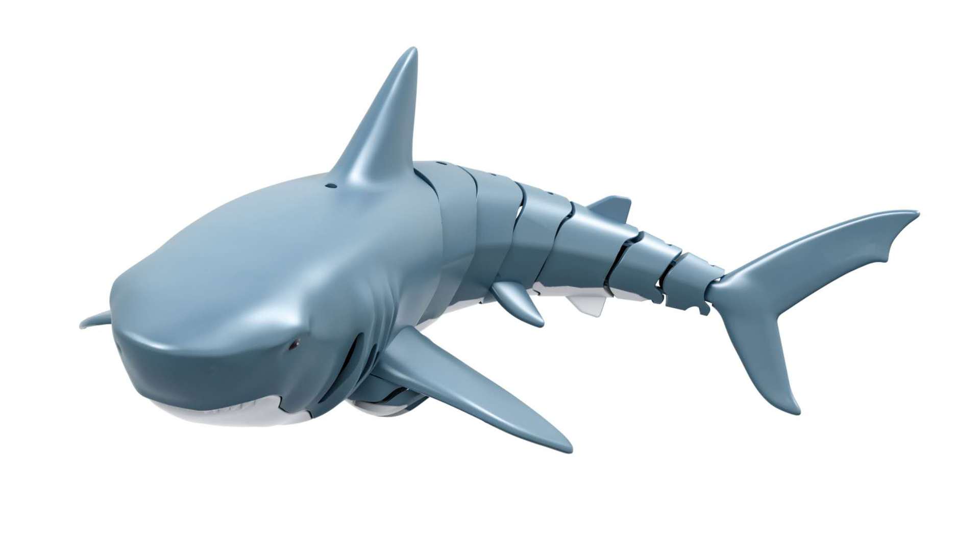 Picture of Cross-Border Remote Control Shark Electric Charging Summer Children's Electric Boat Remote Control Great White Shark Spoof Toy Remote Control Boat