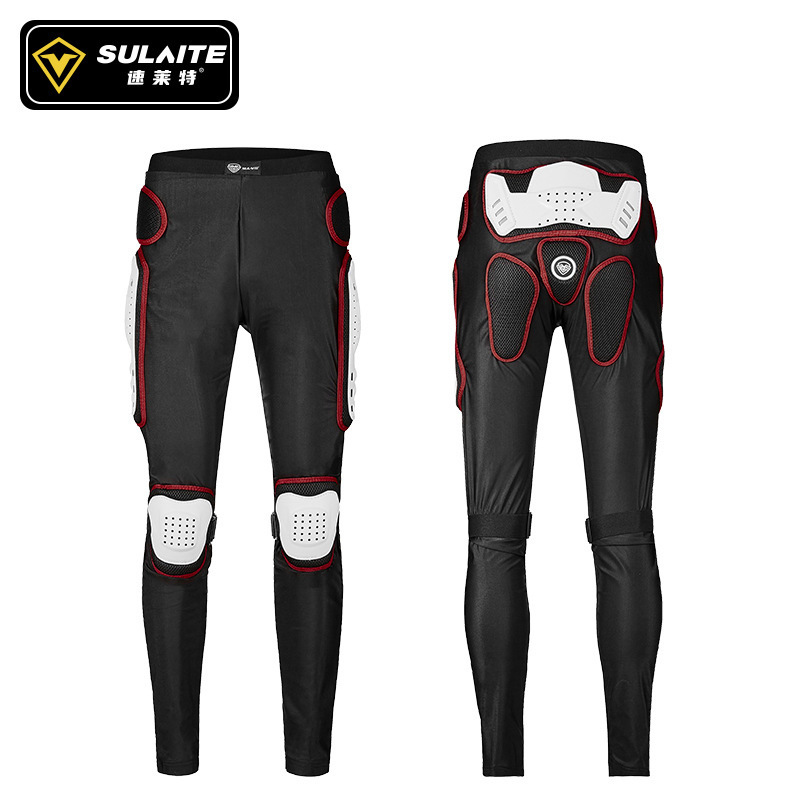 Picture of SULAITE Moto Armor Pants Off-road Riding Armor Pants Extreme Sports Pulley Anti-fall Anti-collision Armor Pants