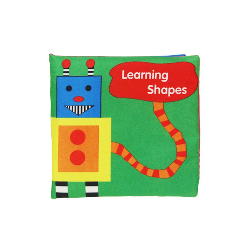 Picture of 34 cross-border newborn early education Enlightenment baby baby cloth book ringing paper BB whistle tear not to rot three-dimensional cloth book