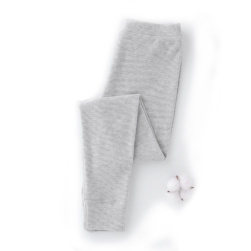 Picture of Warm trousers children's double-sided jacquard fast warm fleece-lined leggings medium and small boys and girls candy color autumn and winter New