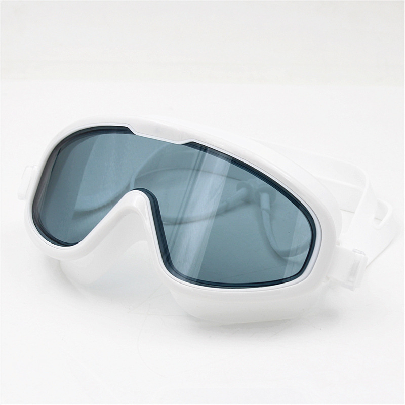 Picture of Four Seasons Silicone Goggles Large Frame HD Waterproof Anti-fog Swimming Glasses Men and Women Adult Children's Diving Goggles Equipment