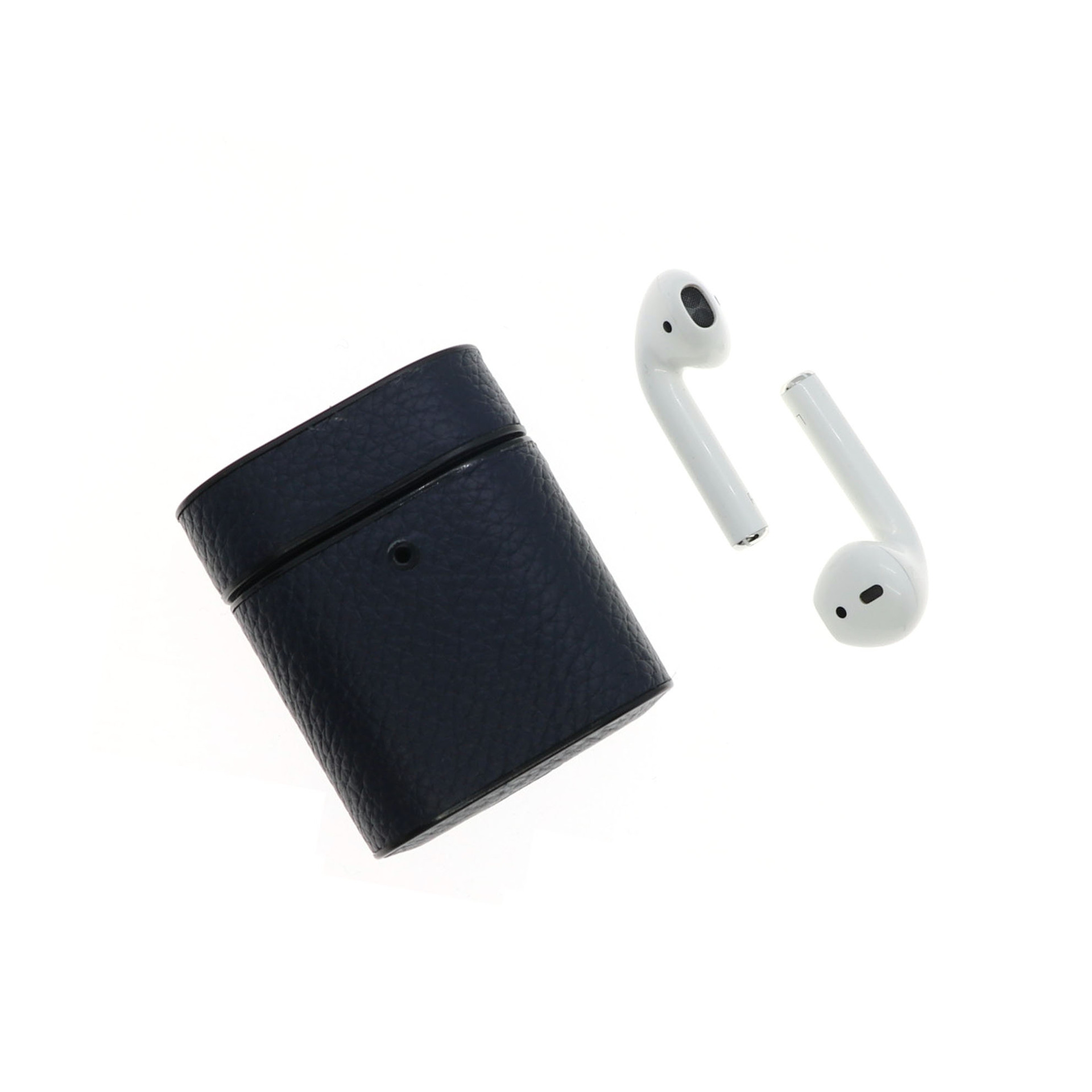 Picture of Suitable for Airpods 1/2/Pro Leather Case Genuine Leather Litchi Pattern Apple Wireless Bluetooth Headset Protective Case/Case