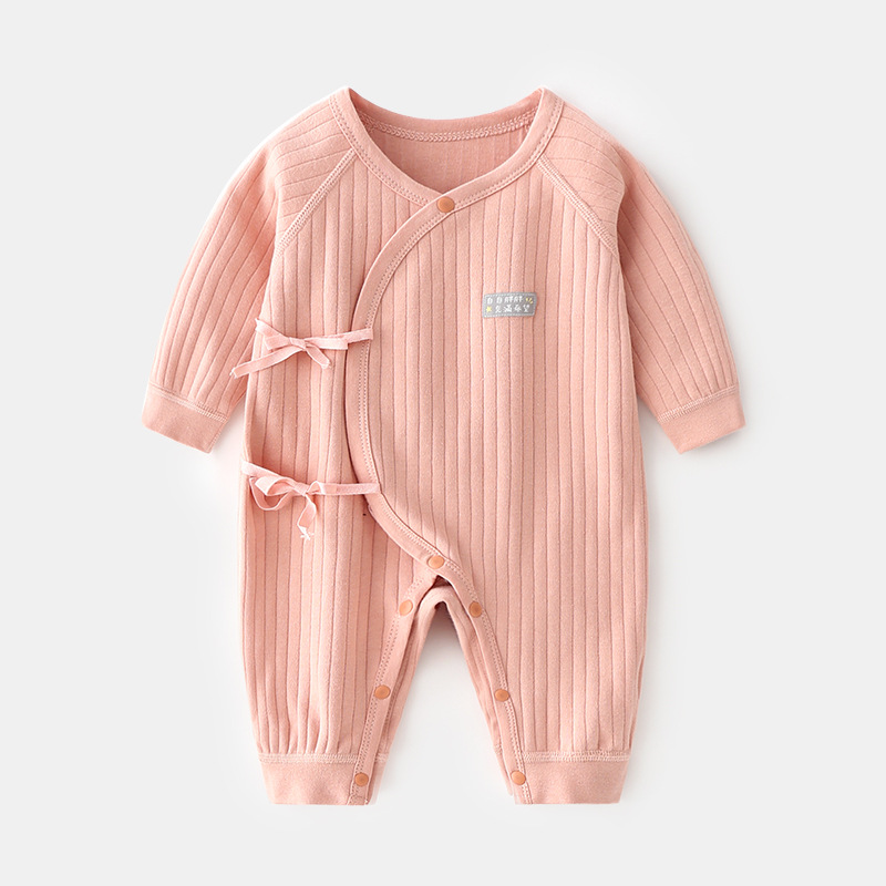 Picture of Newborn Baby Harper Autumn and Winter Pure Cotton Boneless Clothes Newborn Monk Clothes Pajamas for Boys and Girls Baby Jumpsuit Spring and Autumn