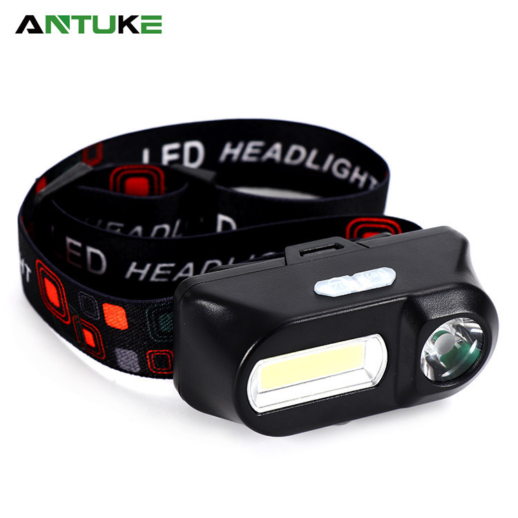 Picture of Multi-function USB interface charging headlight COB outdoor emergency headlight 18650 battery fishing light