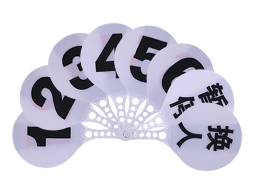 Picture of Basketball game substitution card player foul number card pause card foul card foul indicator supplies