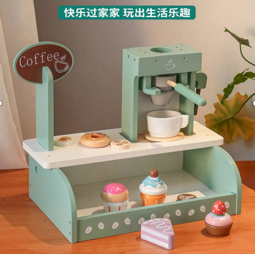 Picture of New wooden play house juicer children's simulation juicer parent-child interaction baby sharing toy kindergarten