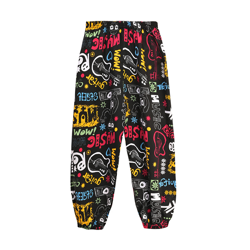 Picture of Summer New Adult Mom Kidsren Boys Girls Family Wear Bloomers Anti-Mosquito Pants Cotton Silk Pants Trousers
