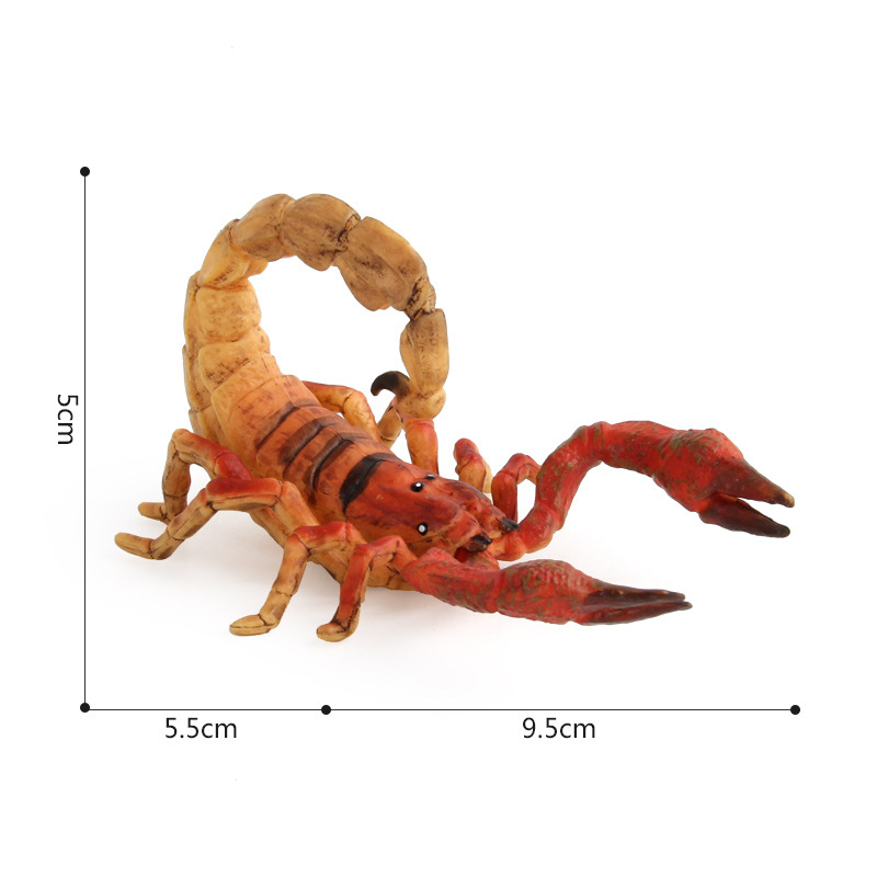 Picture of Solid Simulation Insect Animal Model Scorpion Unicorn Snake Model Children's Cognitive Ornament Toy Amazon
