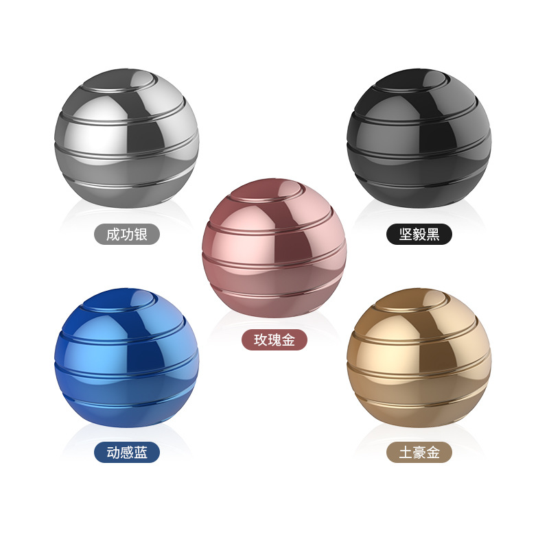 Picture of Full disassembly rotating desktop ball transfer fingertip gyro Amazon cross-border explosions stall decompression tremolo toys
