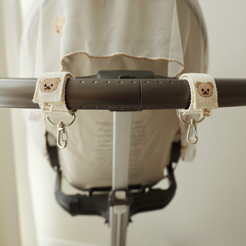 Picture of Han Feng Baby Carriage Universal Hook Bear Fabric Pendant Multifunctional Load-bearing Hook Trolley Hanging Bag Accessories