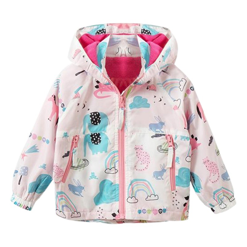 malwee children's clothing autumn and winter new girls' coat little girl hooded windbreaker warm children's coat a consignment