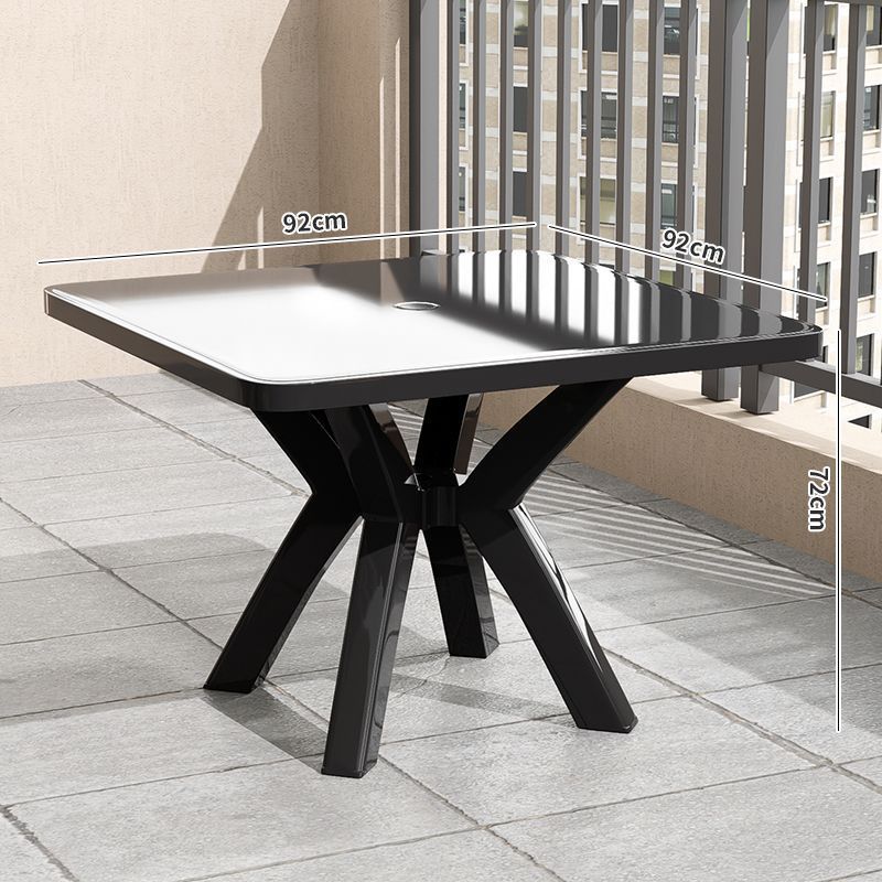 Picture of Thickened Plastic Table and Chair Set for Night Market Barbecue Stalls, Waterproof and Durable for Home Use, Suitable for Courtyard and Rental Houses