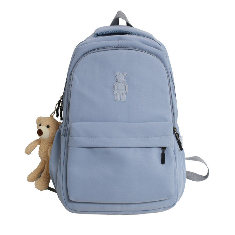 Picture of School bag girls junior high school students fashion new large capacity backpack girls high school students college students travel backpack women's summer