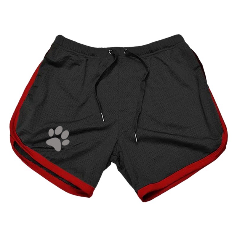 Summer Sports Men's Muscle Fitness Leisure Mesh Breathable Three-point Pants Running Training Beach Quick-drying Breathable Shorts