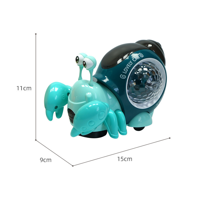 Picture of Electric sound and light universal hermit crab toy trembles children's hot-selling gifts colorful lights cross-border boy gifts