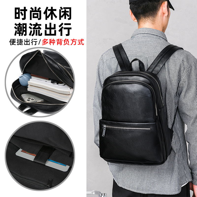 New backpack large capacity men's backpack cross-border supply of computer backpack support a generation of wholesale