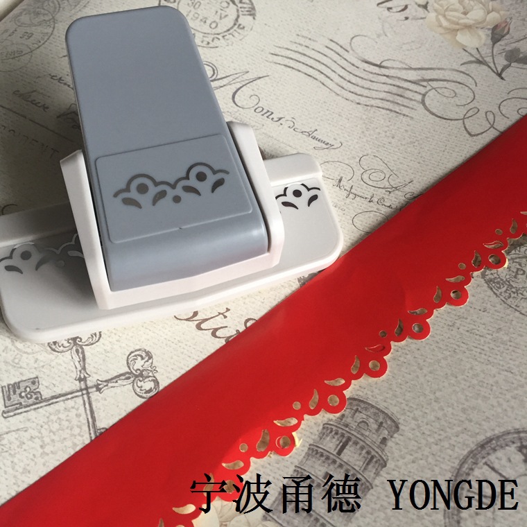 Picture of Embossing device kindergarten children DIY making tool printing machine edge pattern hollow edge beating device toy