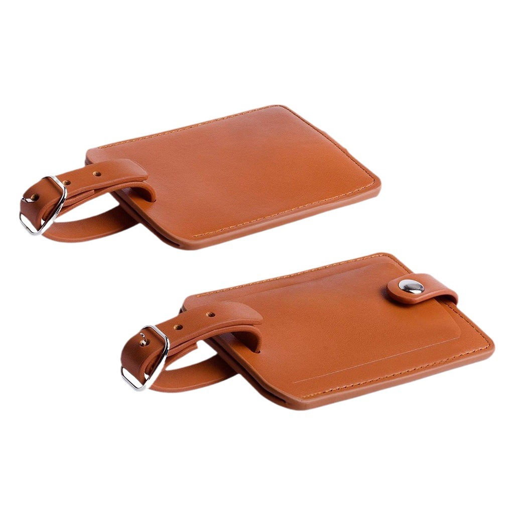 New PU soft leather luggage tag boutique high-end suitcase information sign luggage boarding pass factory wholesale