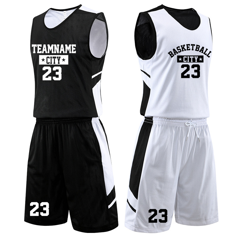 Picture of Yuexing Double-sided Basketball Suit Men's Competition Suit Customized College Student Sports Training Vest Basketball Team Jersey