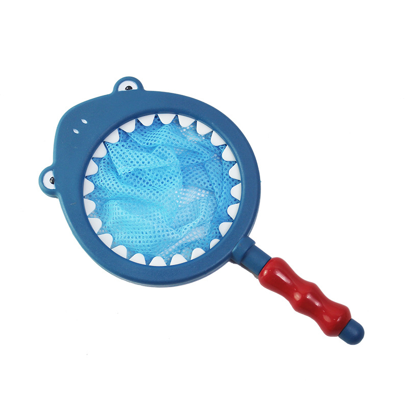 Picture of Children's water spray temperature-sensitive color-changing animal bathroom toy shark fishing Bath Pond glue playing water fishing fish toy