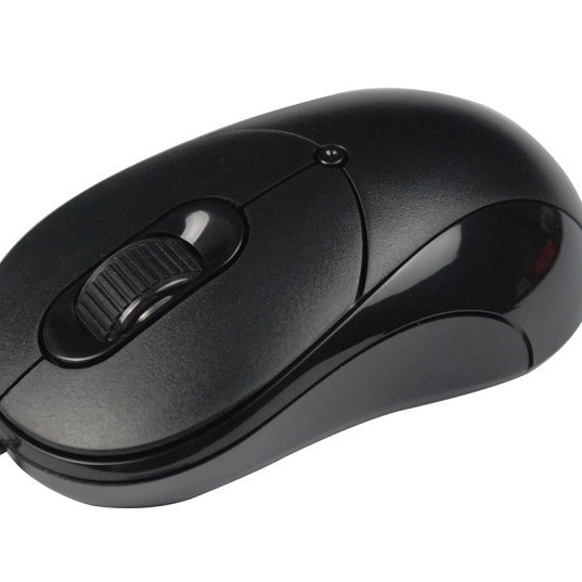 Picture of Lisheng Op-308C Art Cad Drawing Black Wired Office Mouse Usb/Ps2 Round Port Desktop Dedicated