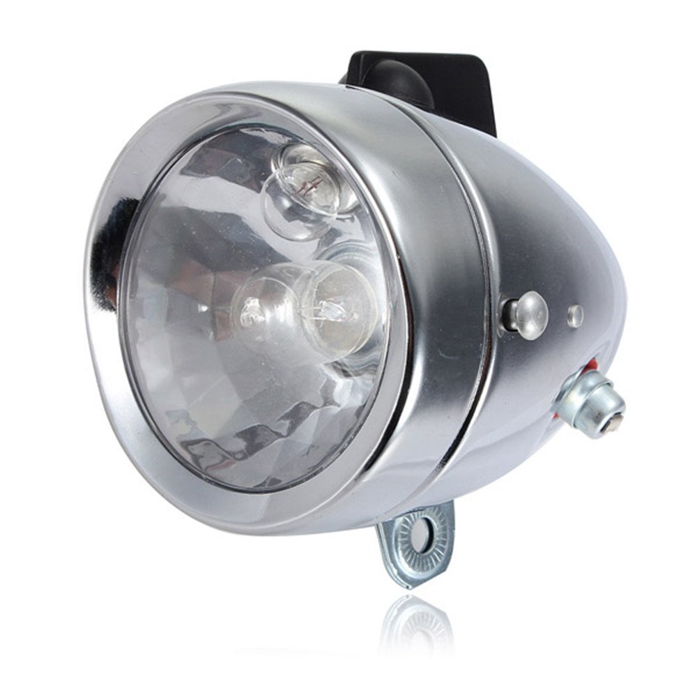 Picture of Cross-Border Hot Selling Bicycle Generator Modified Grinder Light Retro Headlight Tail Light 12V6W Bicycle Self-Generating